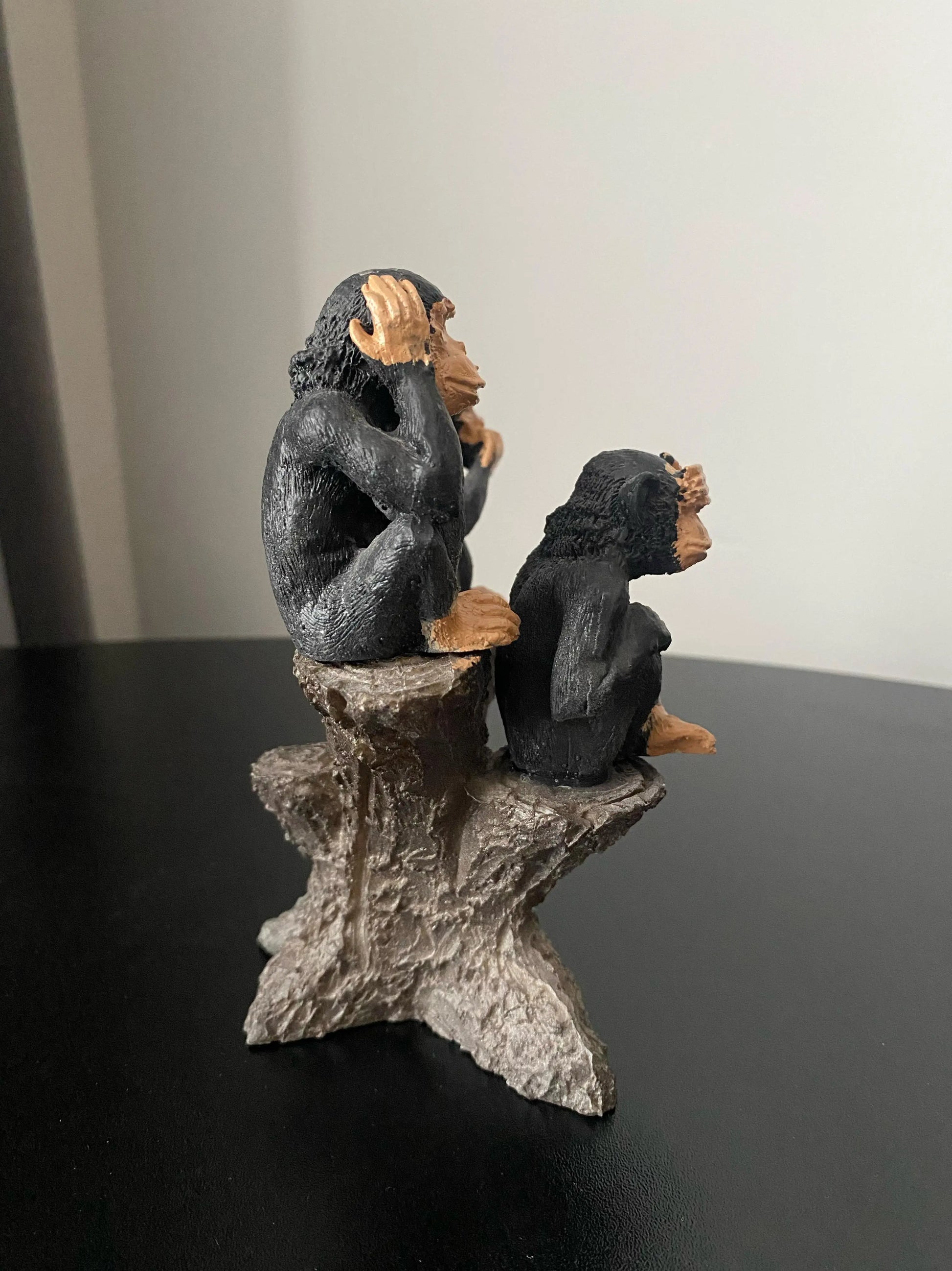 3 Maymun Dekoratif Heykel, Biblo 12*13 Cm. Perabutikdesign