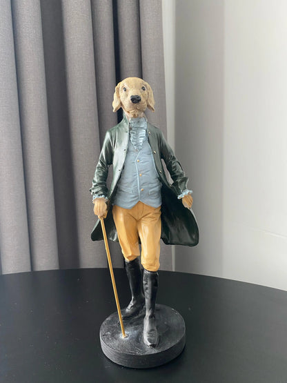 Köpek Figürü Heykel ,Biblo,Dekoratif Perabutikdesign
