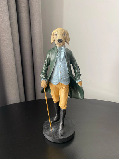 Köpek Figürü Heykel ,Biblo,Dekoratif Perabutikdesign
